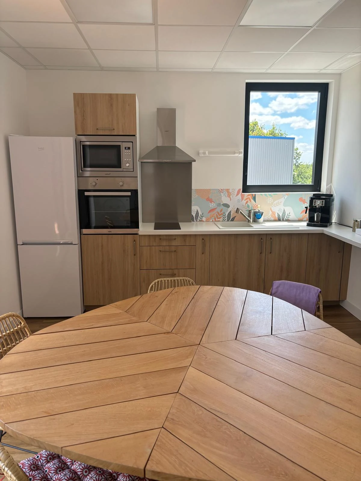 Cuisine bois réalisée par L’Agence Reno