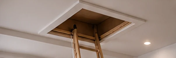 Illustration de trappe d'accès au plafond