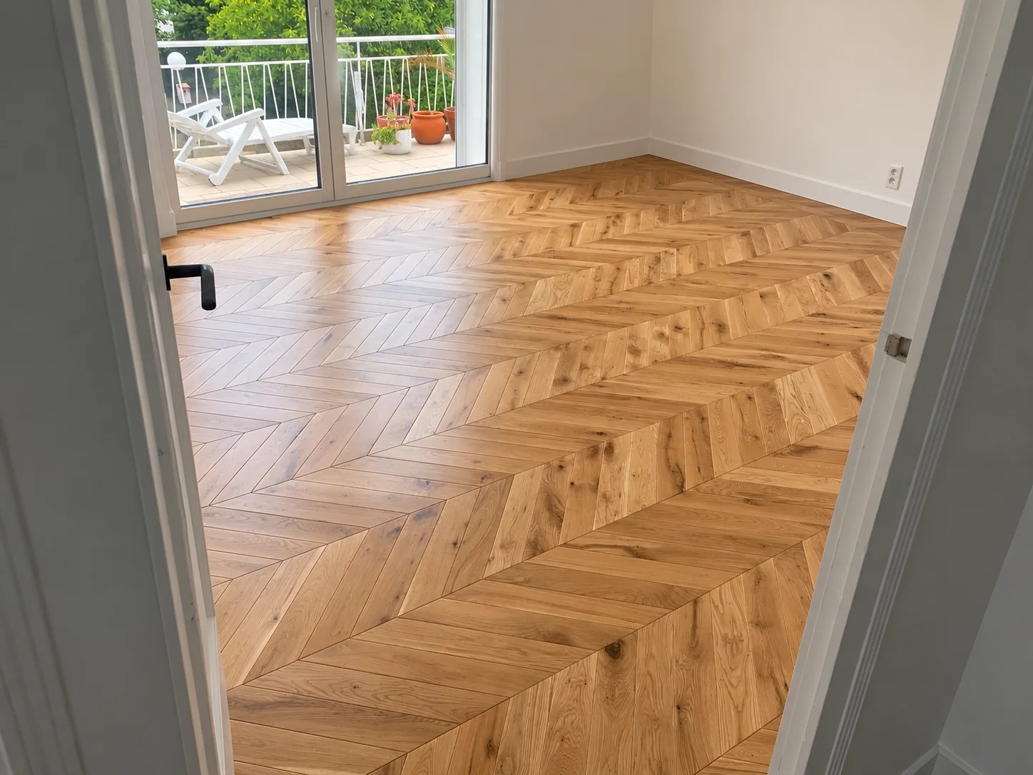 Réalisation de parquet en bois